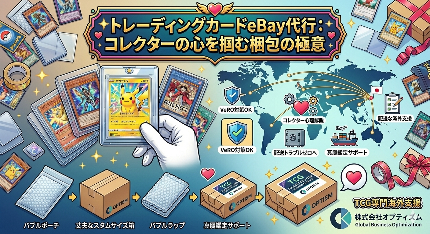 トレーディングカードeBay代行：コレクターの心を掴む梱包の極意